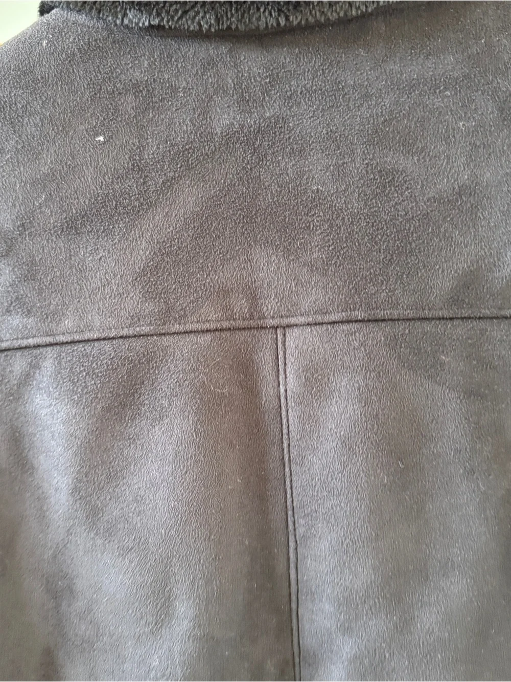 Women’s Black Faux-Shearling Jacket